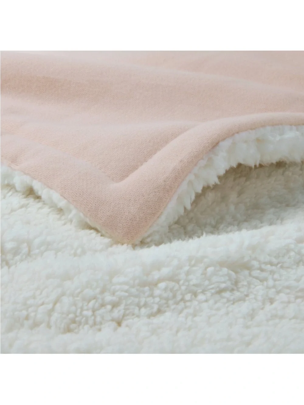 NWT Cozy Hollister Logo Light Pink Sherpa Blanket -Hollister Target collection